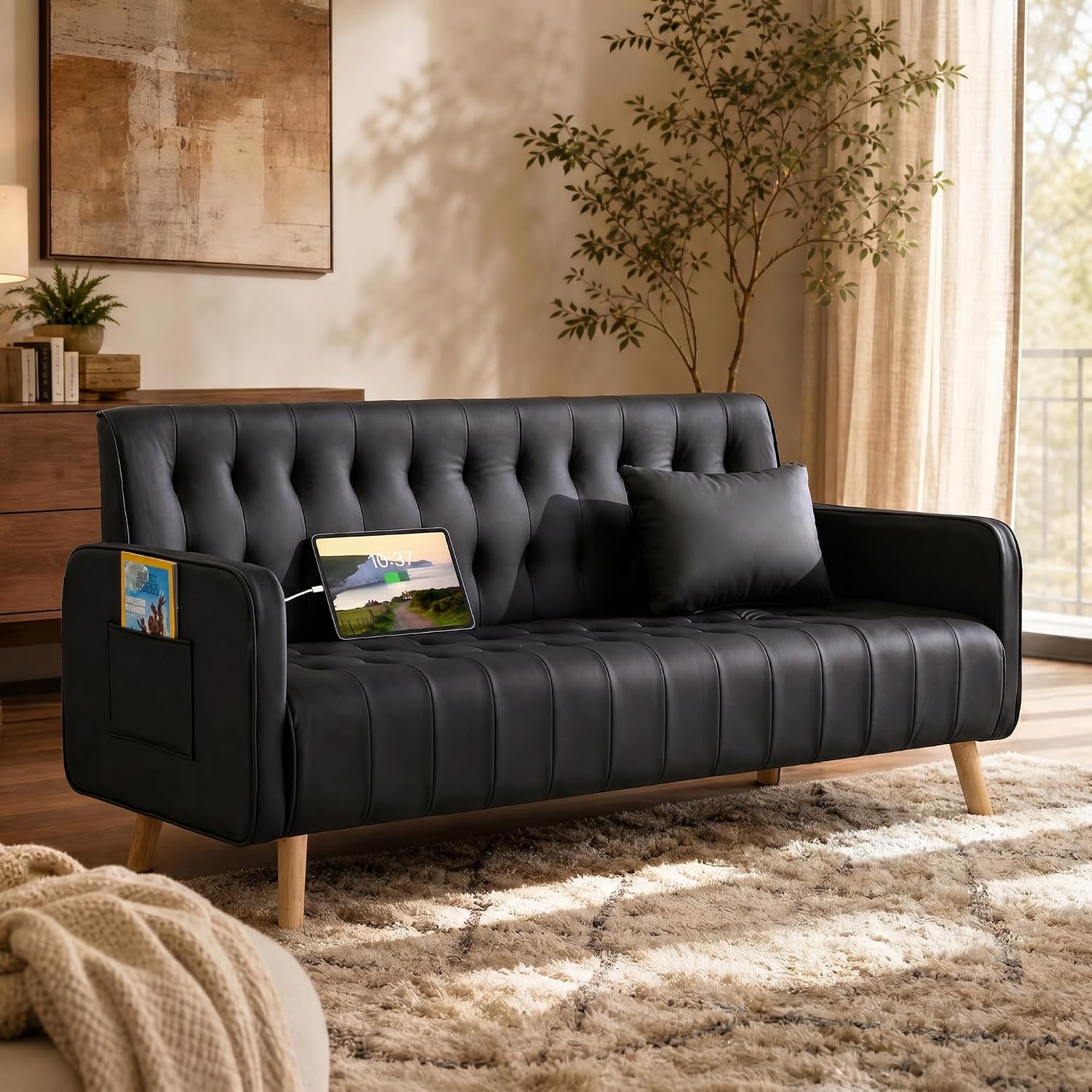 57” W loveseat-bank, kleine ku - Office Furniture Custom recensie en prijs