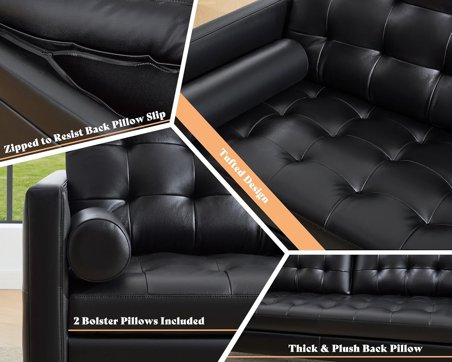 Leren bank, Mid-Century Modern - Office Furniture Custom recensie en prijs