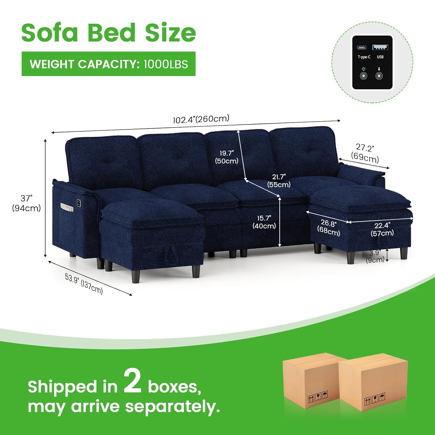 U/L-vormige 4-zits sectionele  - Office Furniture Custom recensie en prijs