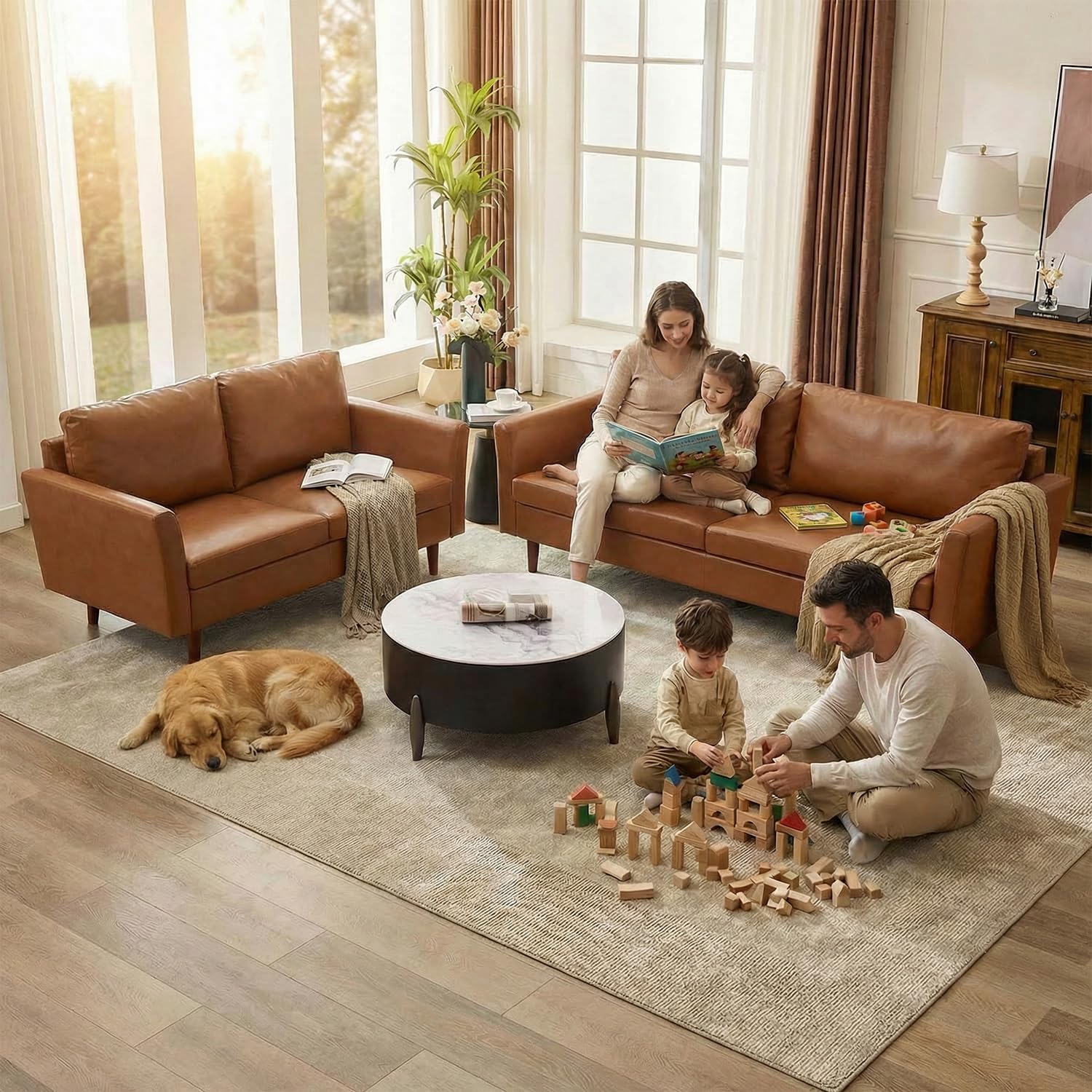 80 inch kunstleren bank, mid-c - Office Furniture Custom recensie en prijs